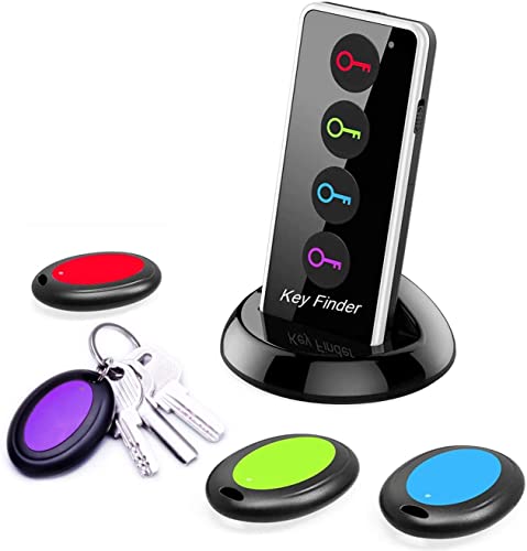 Schlüsselfinder Key Finder, Reyke Remote Finder Drahtloser RF-Gegenstandsfinder mit LED-Taschenlampe für Schlüssel, Brieftasche, Telefon...