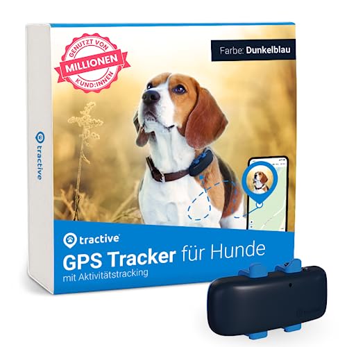 Tractive GPS Tracker für Hunde | Empfohlen von Martin Rütter | Weltweite Live-Ortung | Weglaufalarm | Gesundheitswarnungen &...